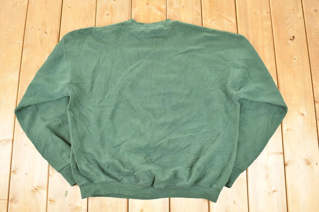 Vintage 1990s Touched By An Angel Cute Christmas Crewneck Sweatshirt Men's XL
