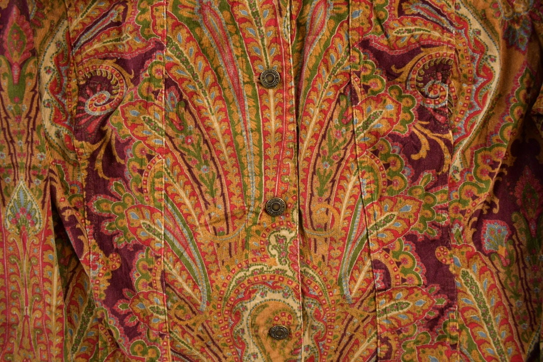 Vintage 1990s State-ments All Over Print Knitted Blazer