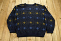 Vintage 1990's Abstract Knitted Crewneck Sweater
