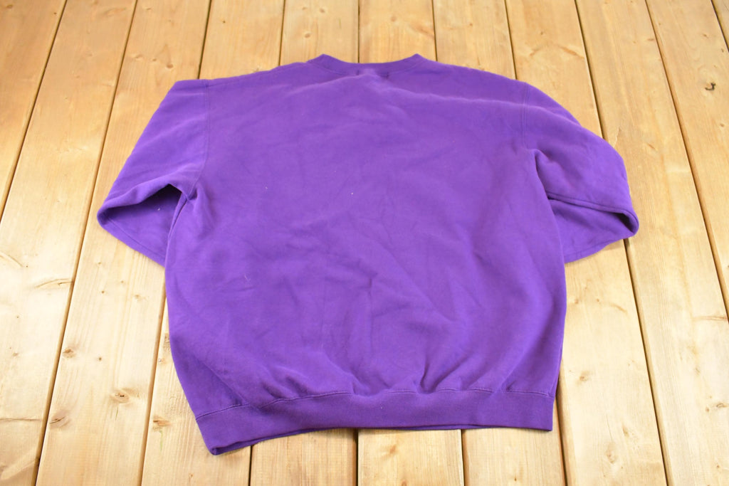 Vintage 1990s Hunt Club Streetwear Blank Crewneck Sweatshirt Women's L  90s Sun Faded Streetwear