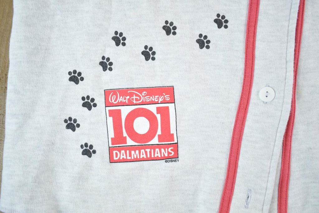 Vintage 1990s 101 Dalmatians Disney Cartoon Promo Button Up T-Shirt