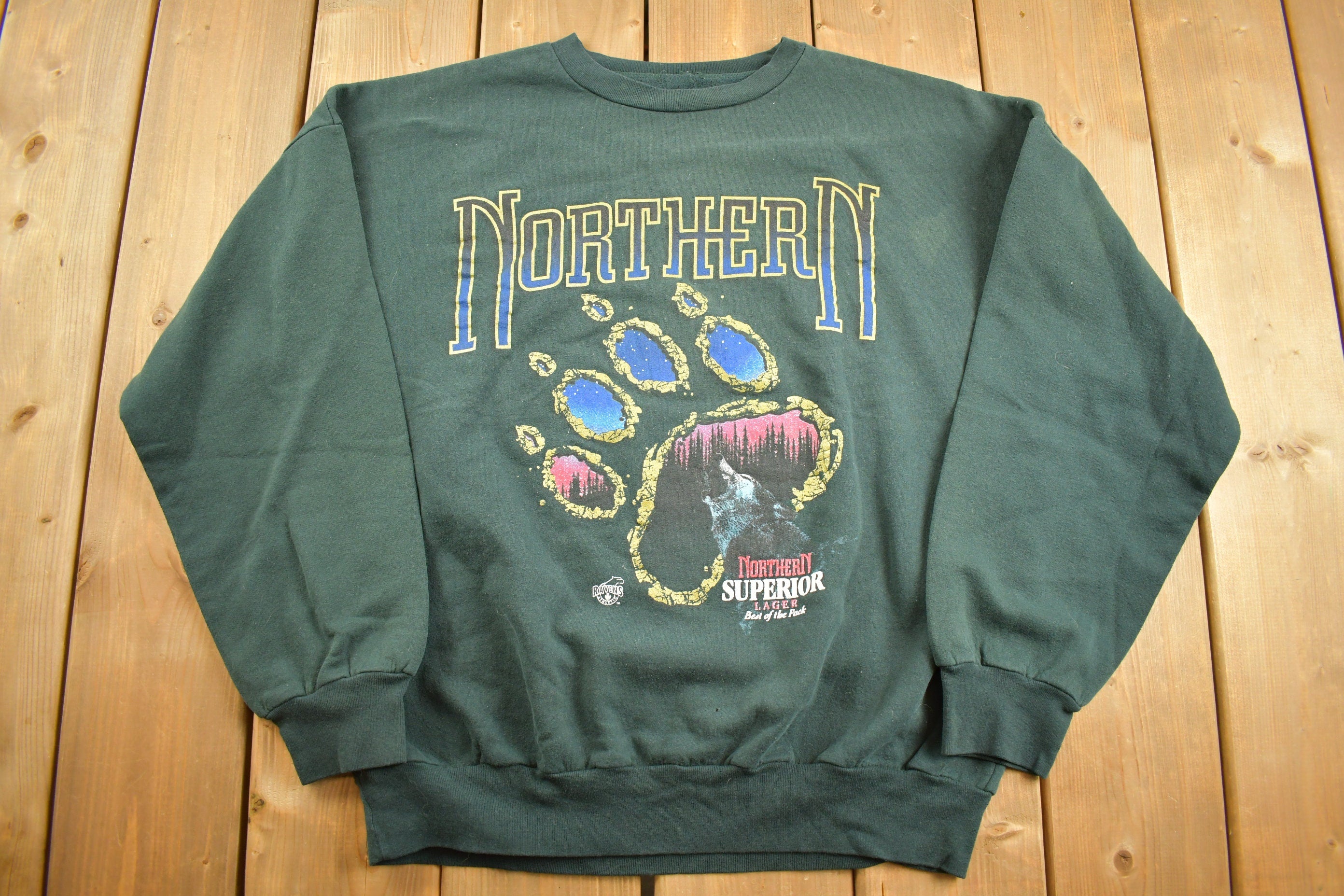Vintage 1990s Northern Superior Lager 'Best Of The Pack' Crewneck Sweatshirt