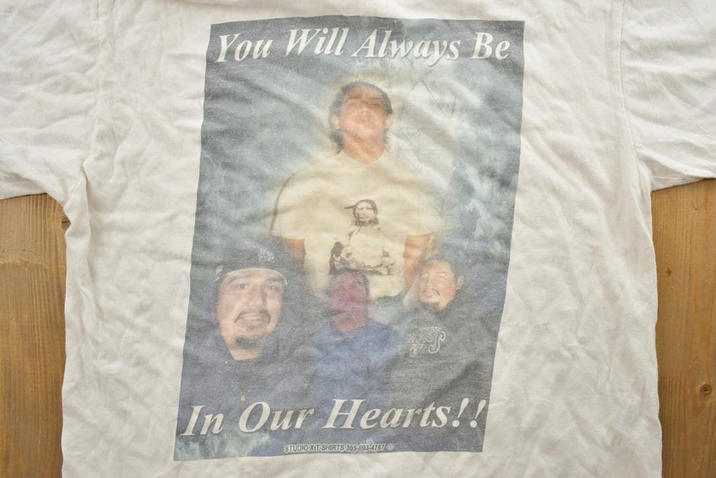 Vintage 1990s Memorial Stanley Skeet Torrez Graphic T-Shirt