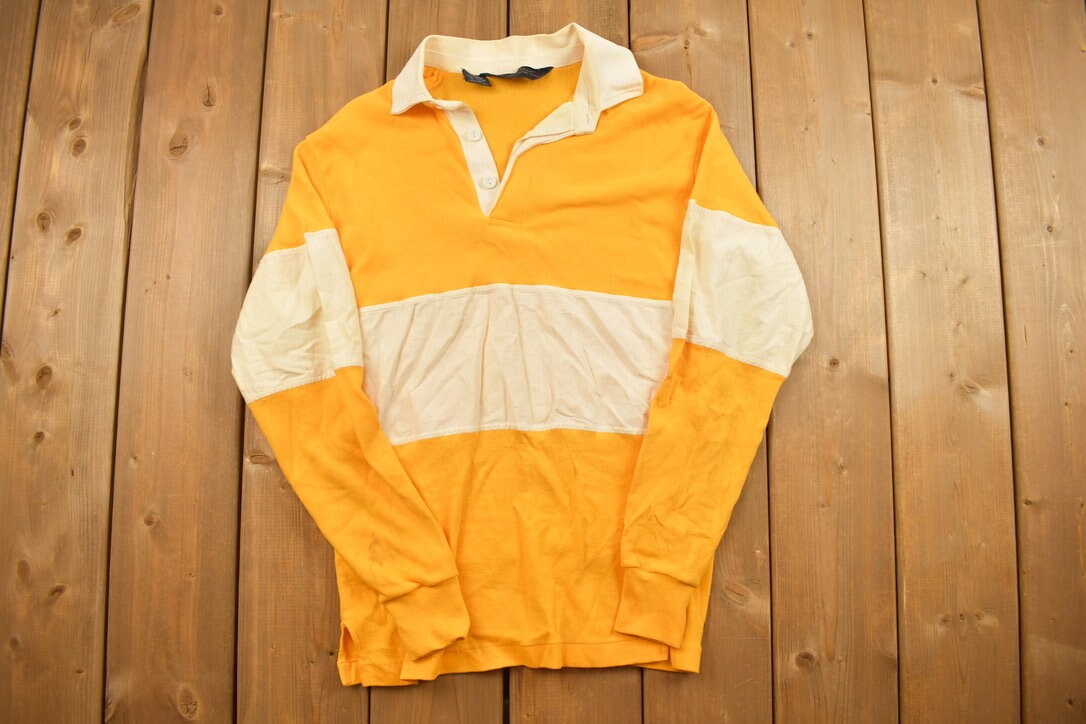 Vintage 1990s Van Helisen Striped Button Up Shirt