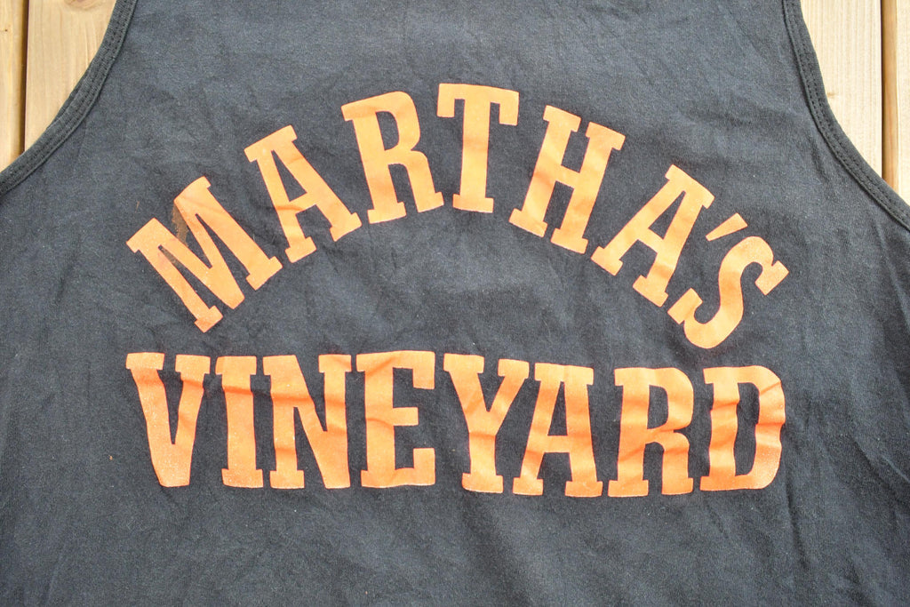 Vintage 1990s Marthas Vineyard Graphic Tank Top