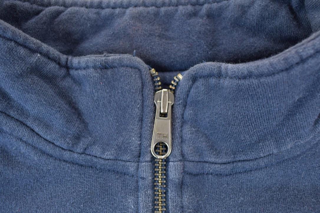 Vintage 1990s Tommy Hilfiger Quarter Button Crewneck Sweatshirt