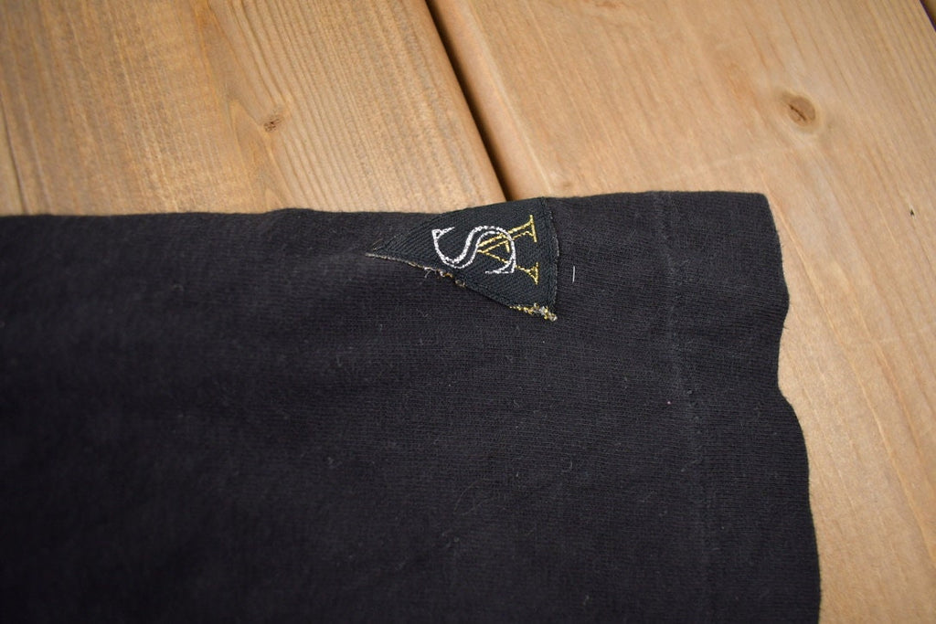 Vintage 1990s Molson Dry Embroidered Graphic T Shirt Made In Canada