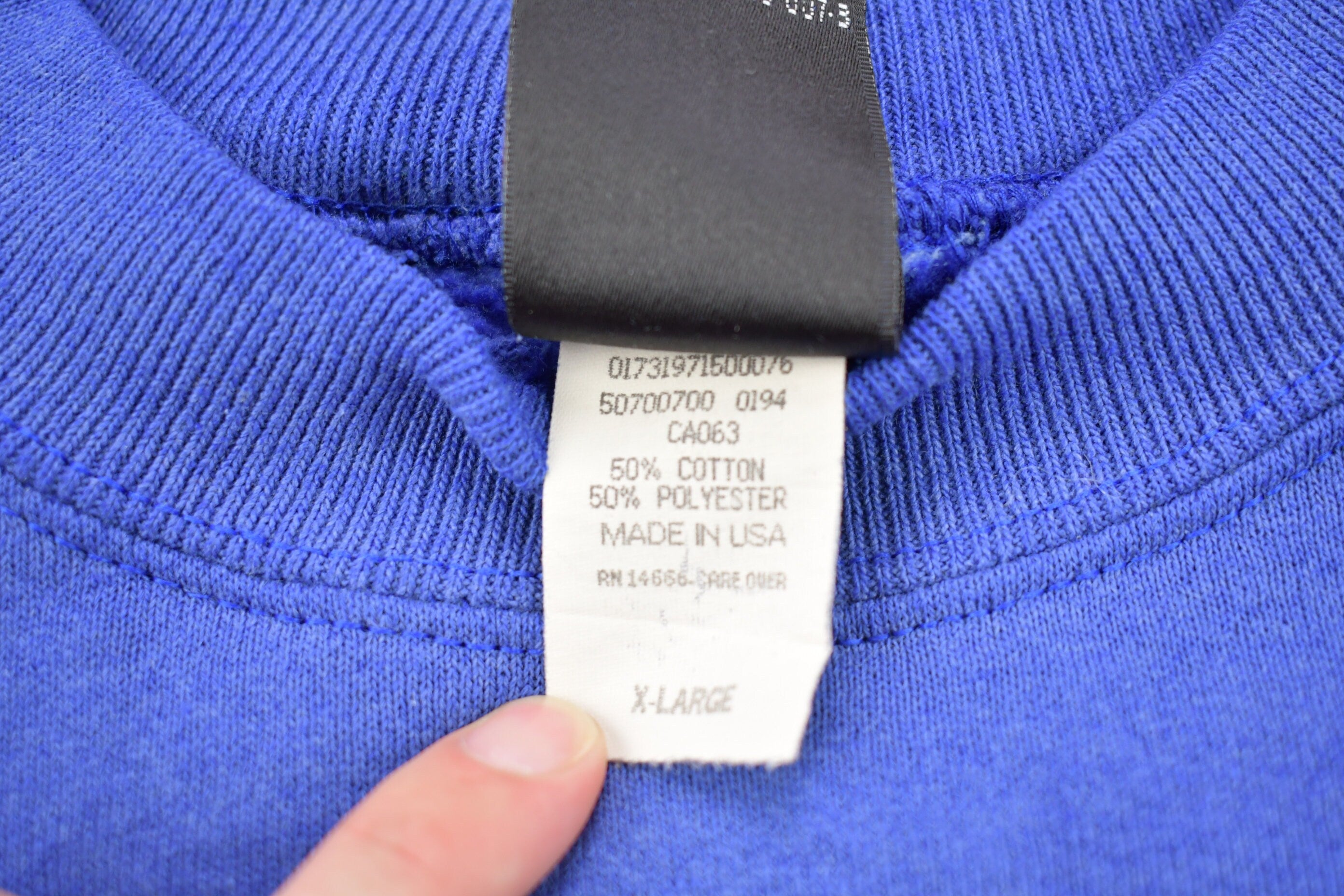 Vintage 1990s Blue USA Olympic Crewneck Sweatshirt