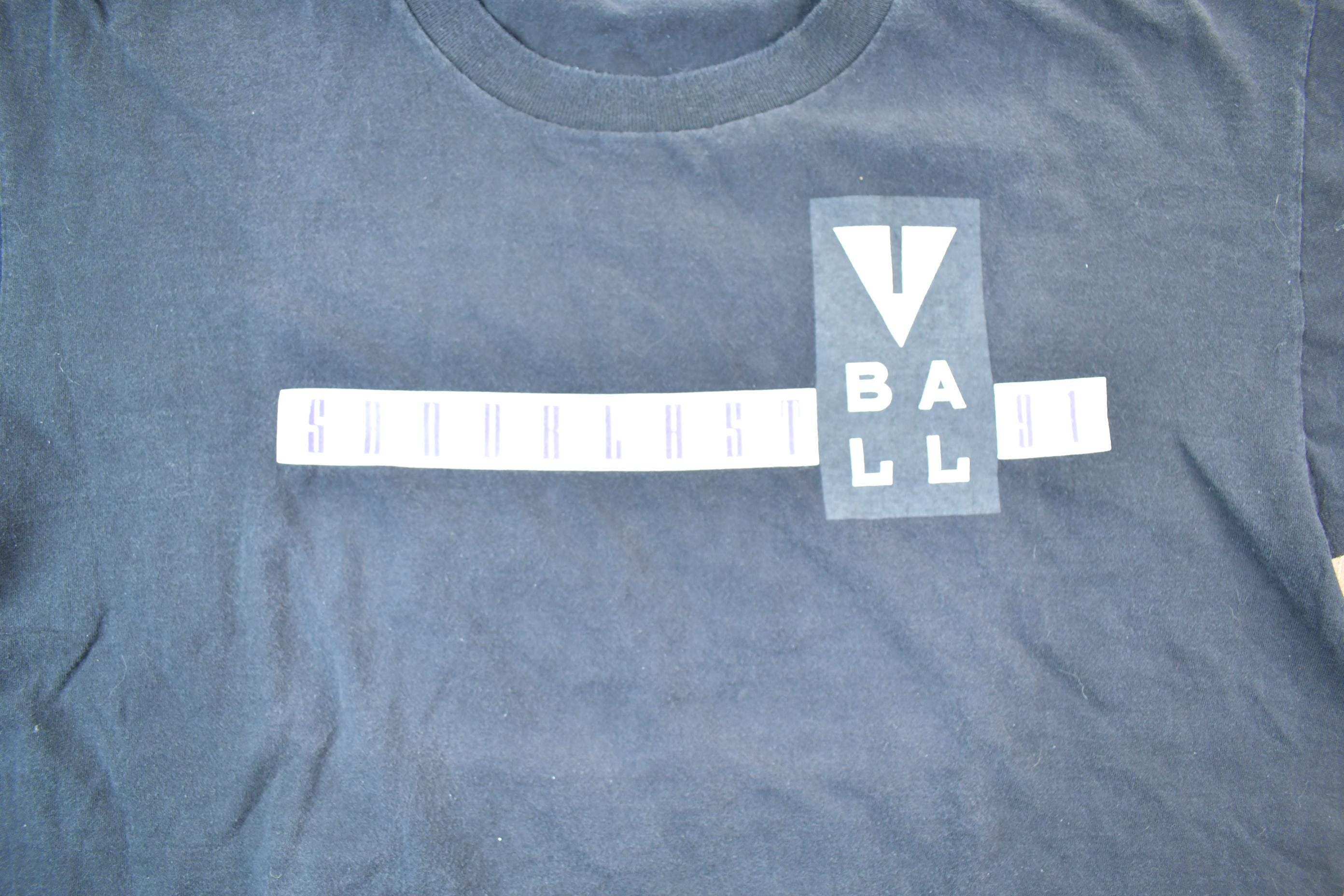 Vintage 1991 Sand Blast 91 Vball Volleyball Graphic T-Shirt