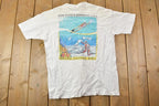 Vintage 1990s Bob Soto's Diving Stingray City Grand Cayman Souvenir T-Shirt