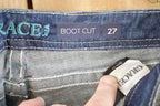 Vintage Deadstock Y2K Grace LA Bedazzled Low Rise Jeans Women's Size 27 x 32