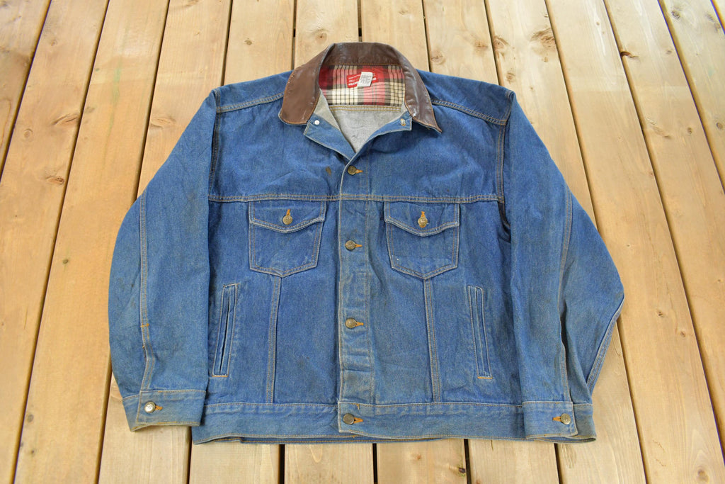Vintage 1990s Marlboro Country Store Denim Jean Jacket Men's XL