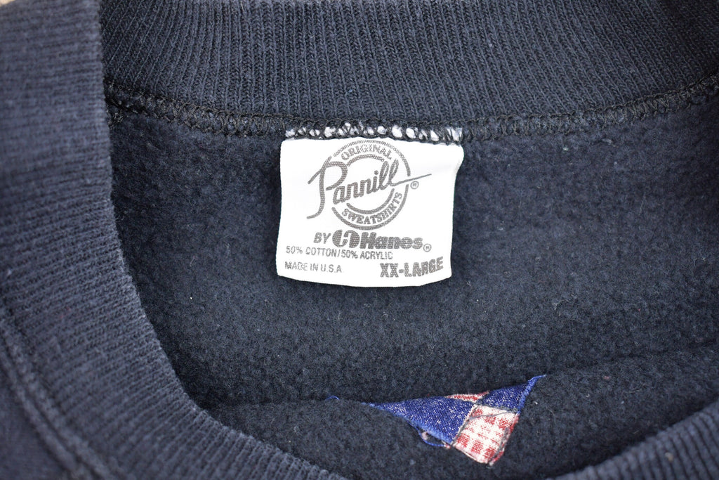 Vintage 1980s Hand Stitched Design Crewneck Sweatshirt