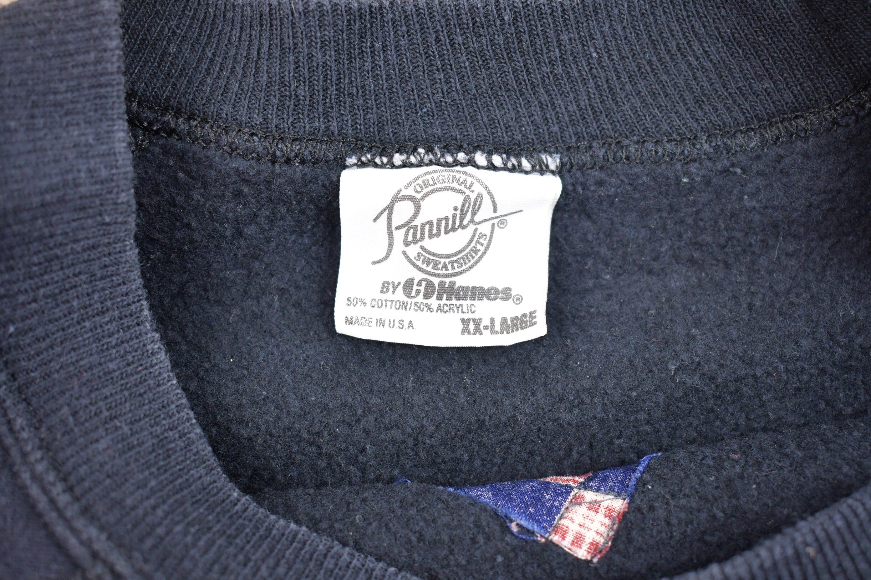 Vintage 1980s Hand Stitched Design Crewneck Sweatshirt
