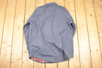 Vintage 1990s LL Bean Plaid Lined Denim Button Up Shirt Women's L
