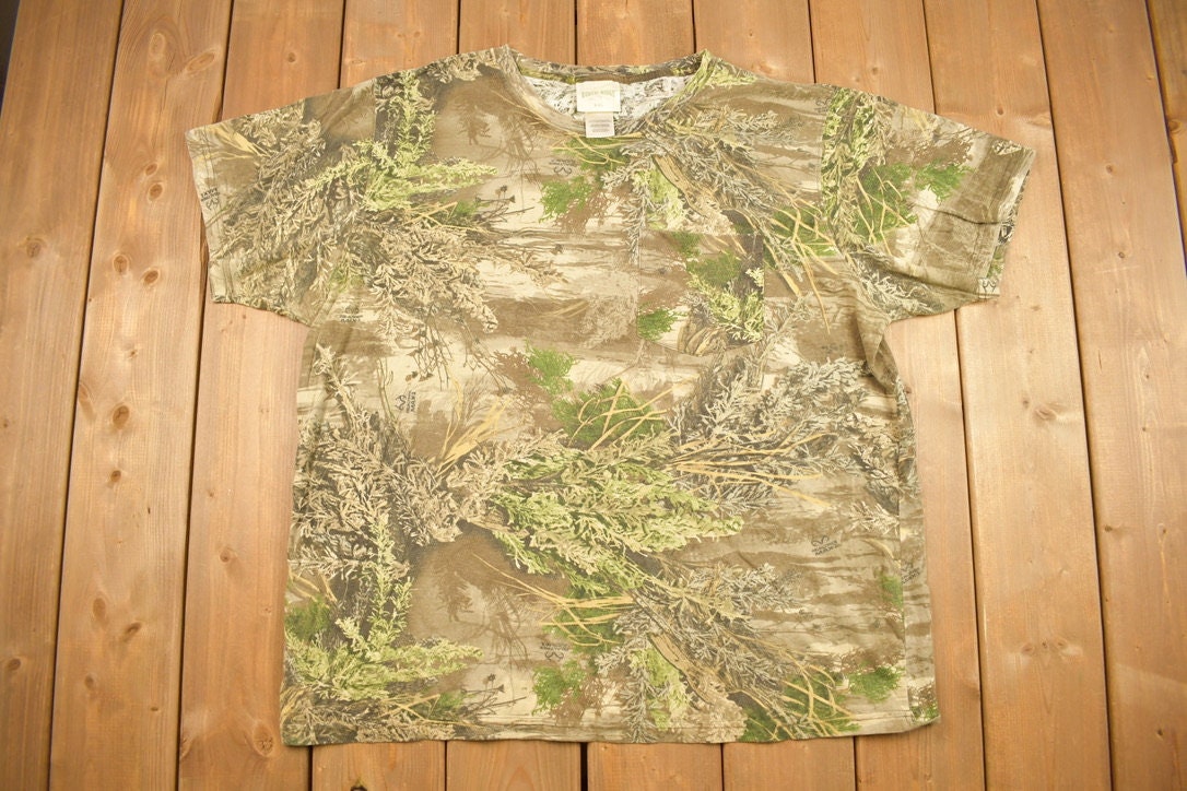 Vintage 1990s Rustic Ridge Camo T Shirt
