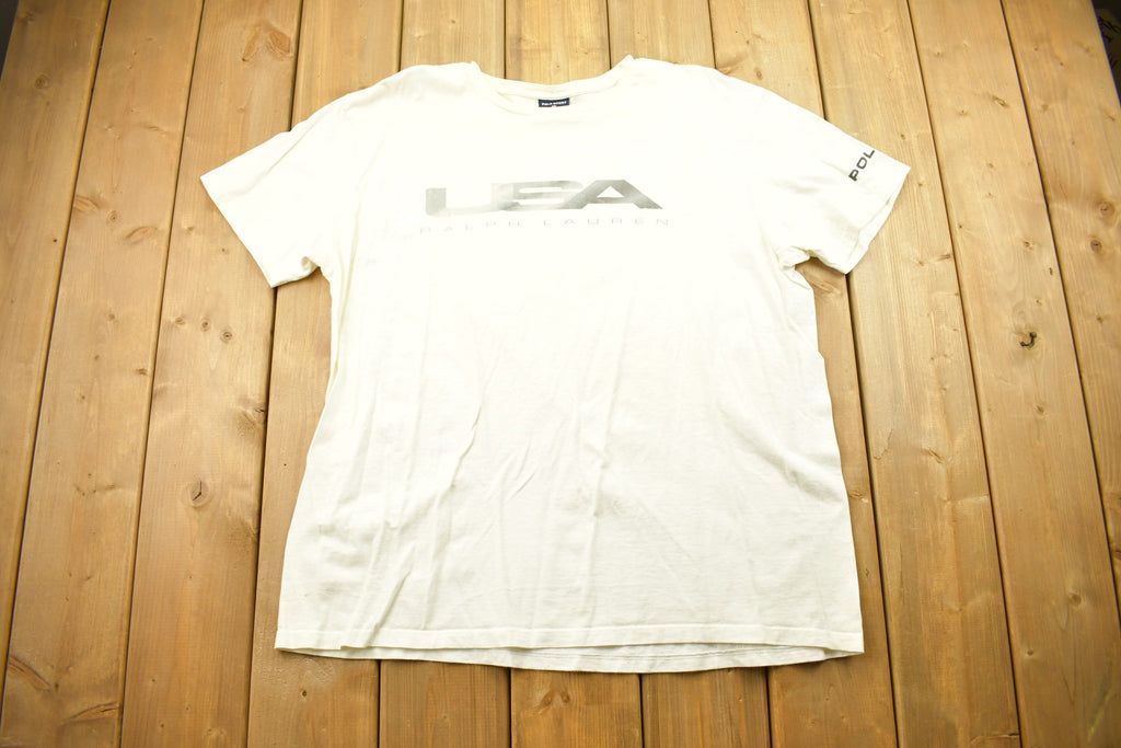 Vintage 1990s Polo Sport Ralph Lauren USA Graphic T Shirt