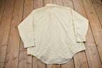 Vintage 1990s Arrow Paddock Club Blank Button Up Shirt
