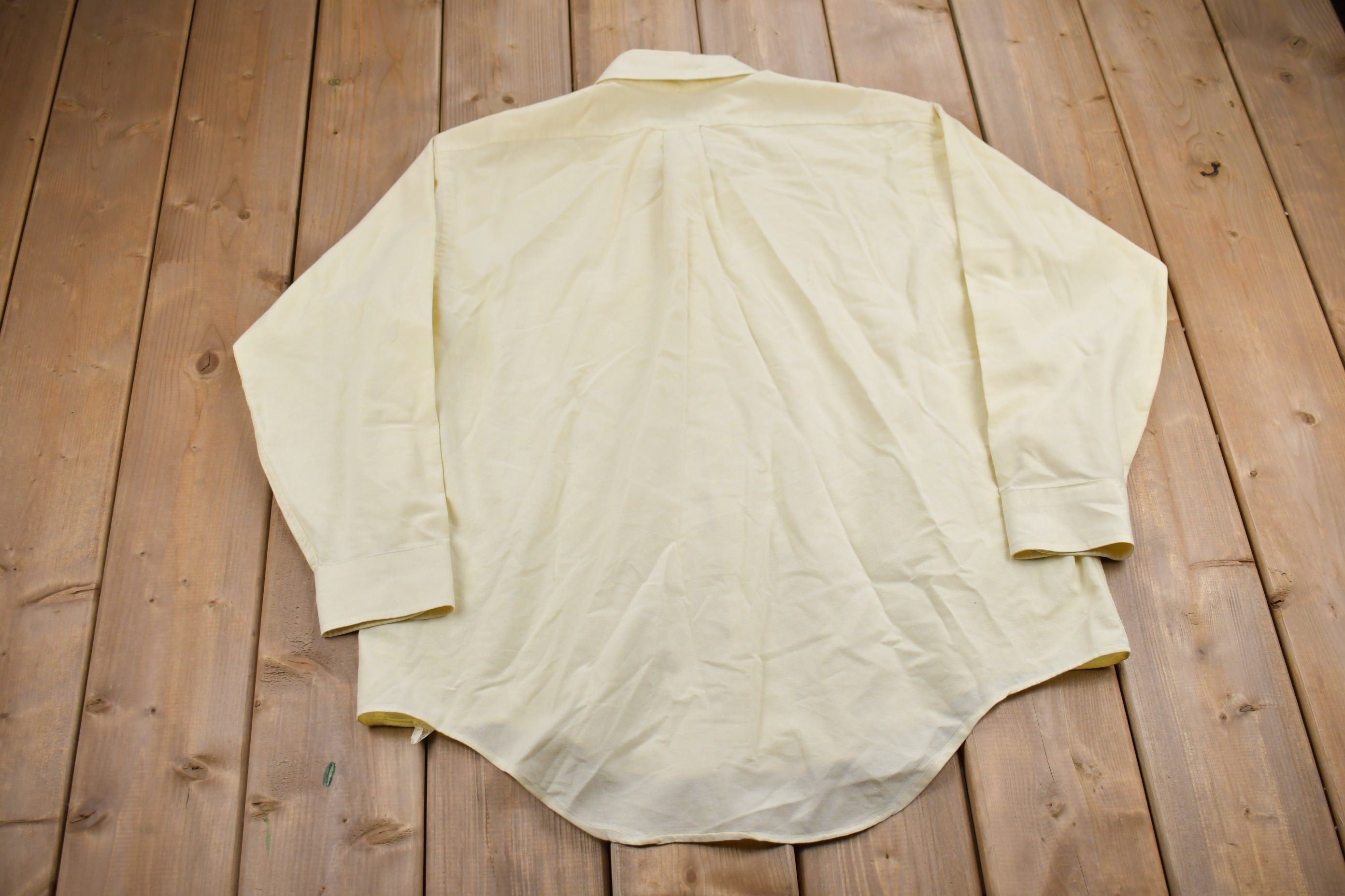 Vintage 1990s Arrow Paddock Club Blank Button Up Shirt