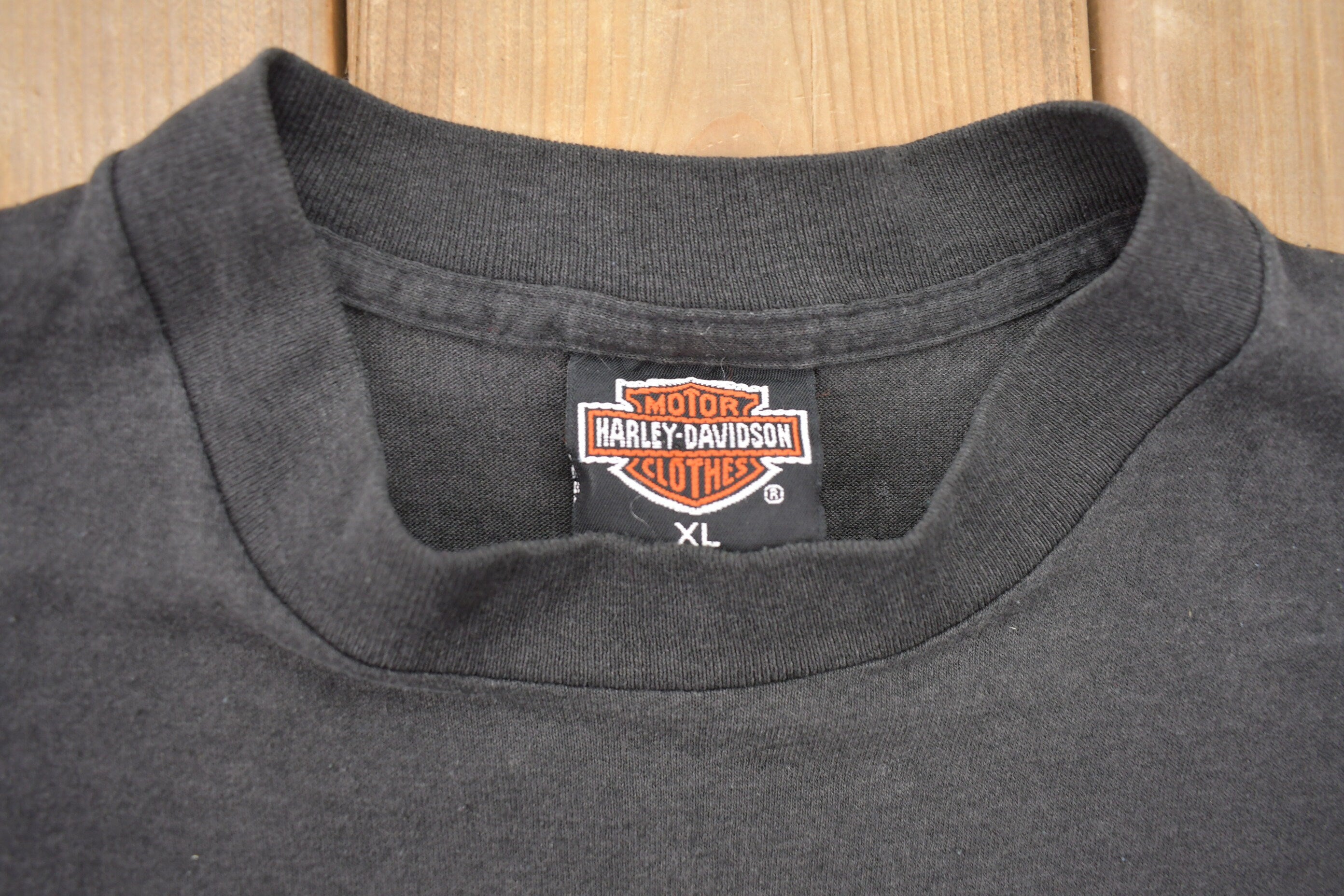 Vintage 1991 Hunderfossen Norway Super Rally Harley Davidson T-Shirt