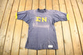 Vintage 1970s Sigma Nu Fraternity Russell Athletic Distressed Ringer T Shirt Men's Large