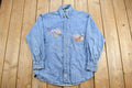 Vintage 1990s Cactus Clothing Button Up Denim Shirt