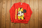 Vintage 1990s Minnie Mouse Crewneck Sweatshirt / 90s Crewneck / Made In USA / Streetwear