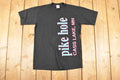 Vintage 1990s Pink Hole Cass Lake Souvenir Travel T-Shirt Women's M