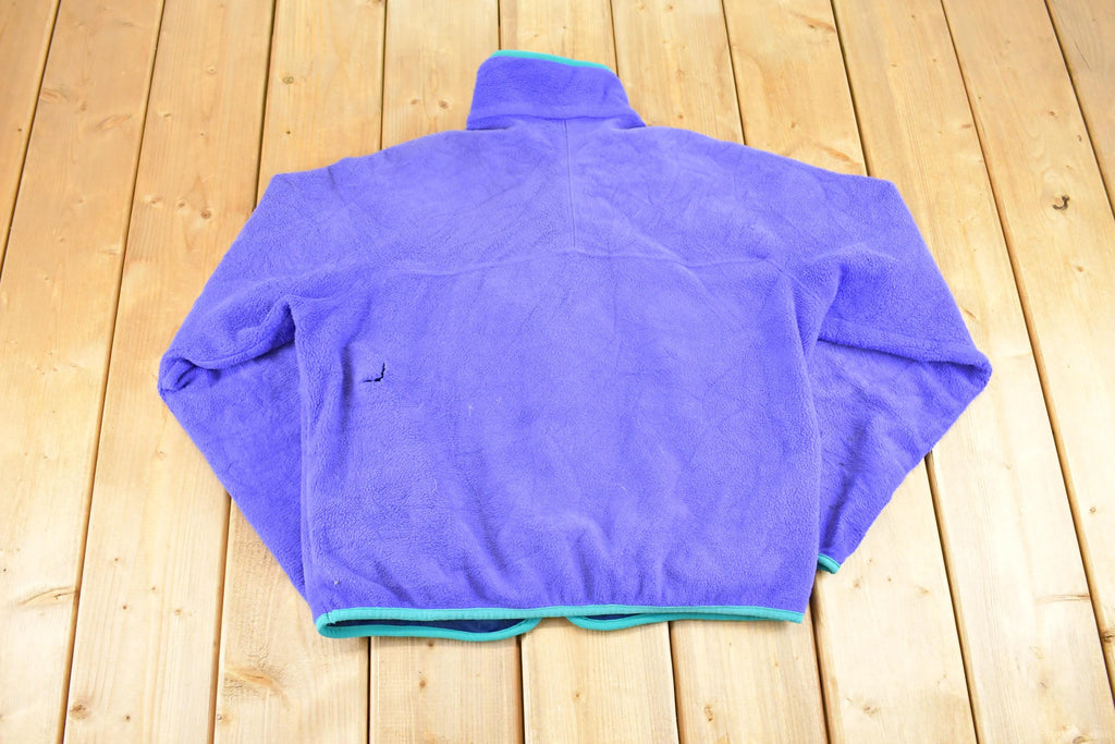 Vintage 1990s LL Bean Fleece Sweater Women's M / Outdoorsman / 90s Sweater / Streetwear / Hiking / Fleece Zip up