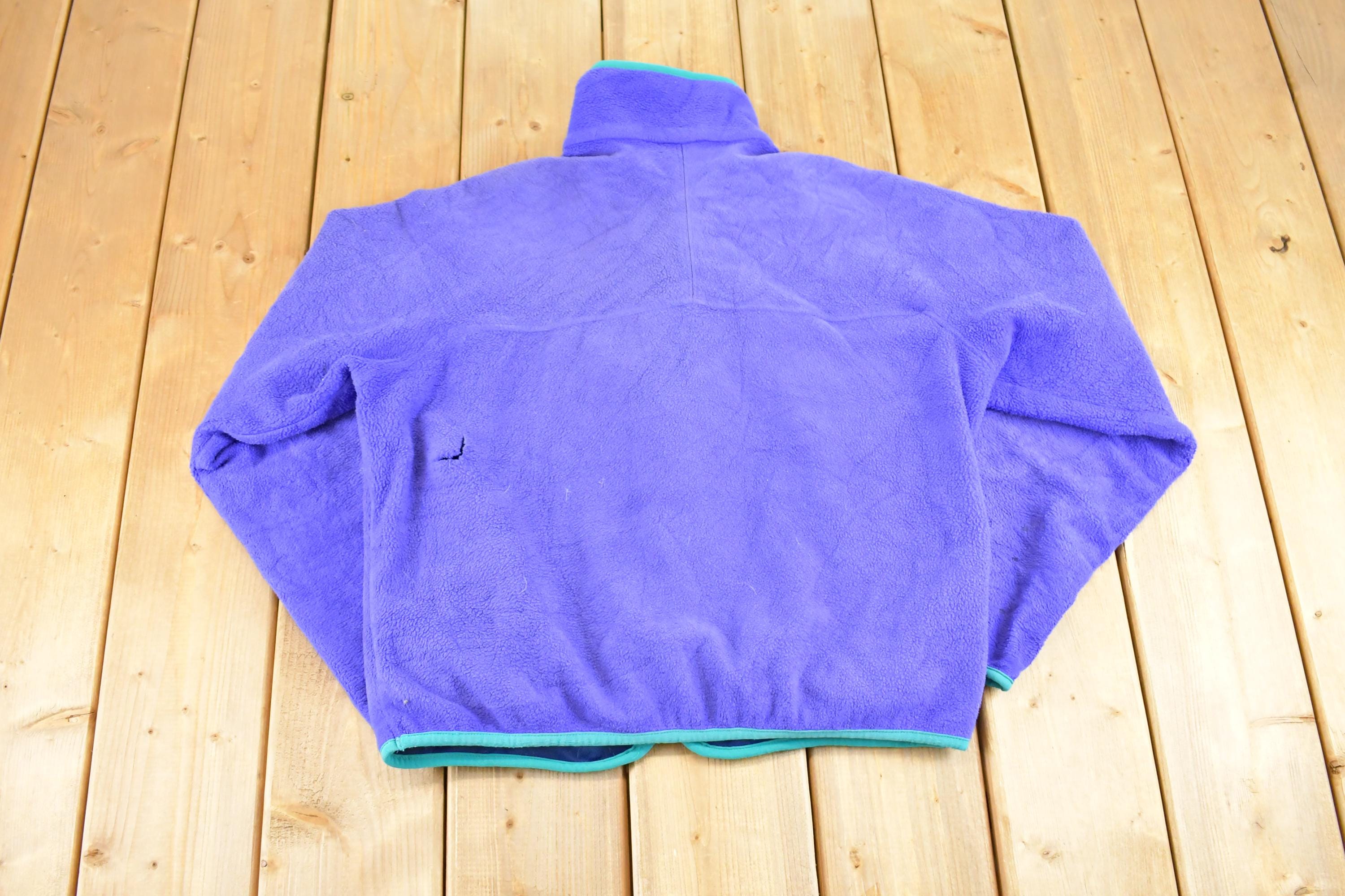 Vintage 1990s LL Bean Fleece Sweater Women's M / Outdoorsman / 90s Sweater / Streetwear / Hiking / Fleece Zip up