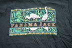 Vintage 1990s Panama Jack Flamingo Graphic T-Shirt / Streetwear Fashion / Made In USA / Vacation Tee / Travel & Tourism / Single Stitch