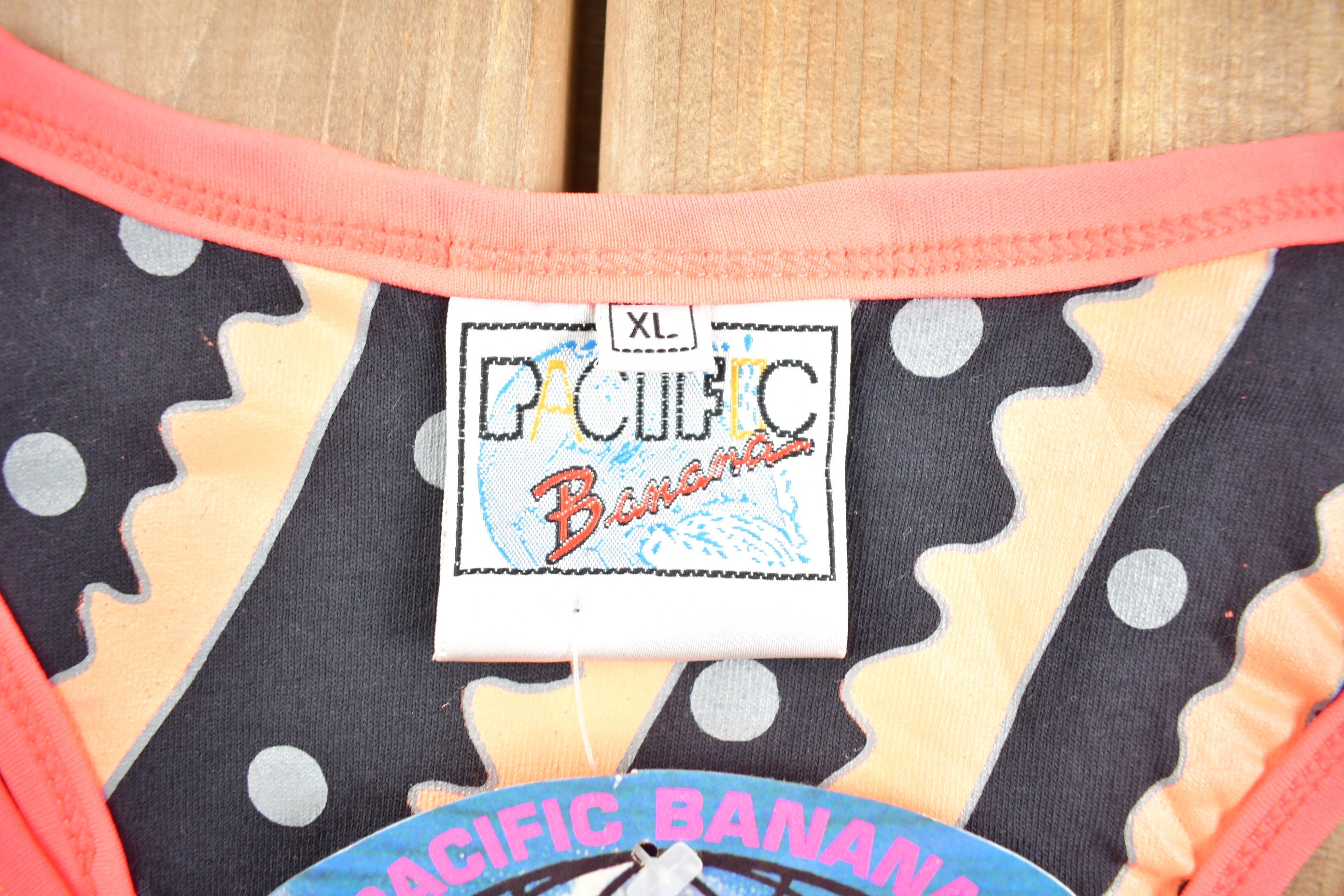Vintage 1990s Pacific Banana Deadstock Surf Tank Top Shirt
