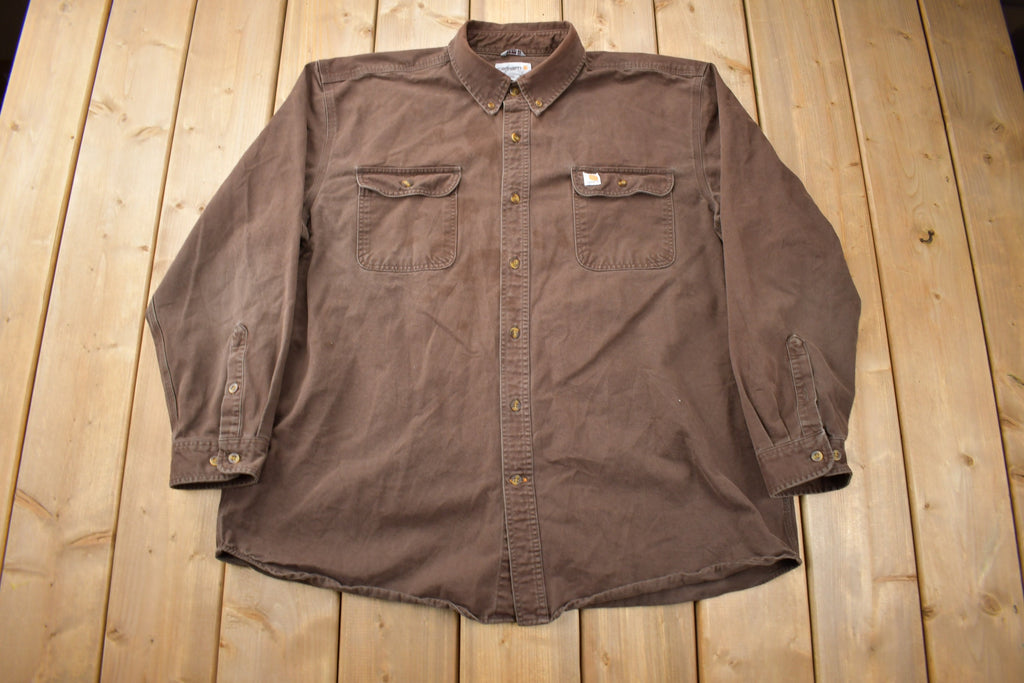 Vintage Y2K Heavy Weight Carhartt Button Up Shirt