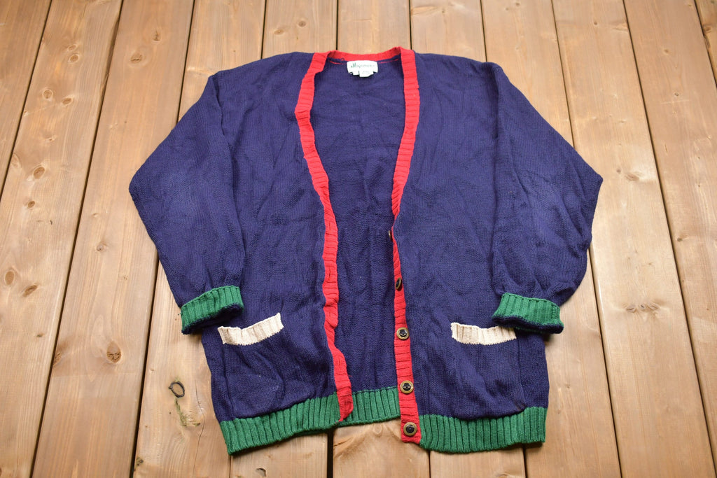 Vintage 1990s Sportables Cardigan Sweater