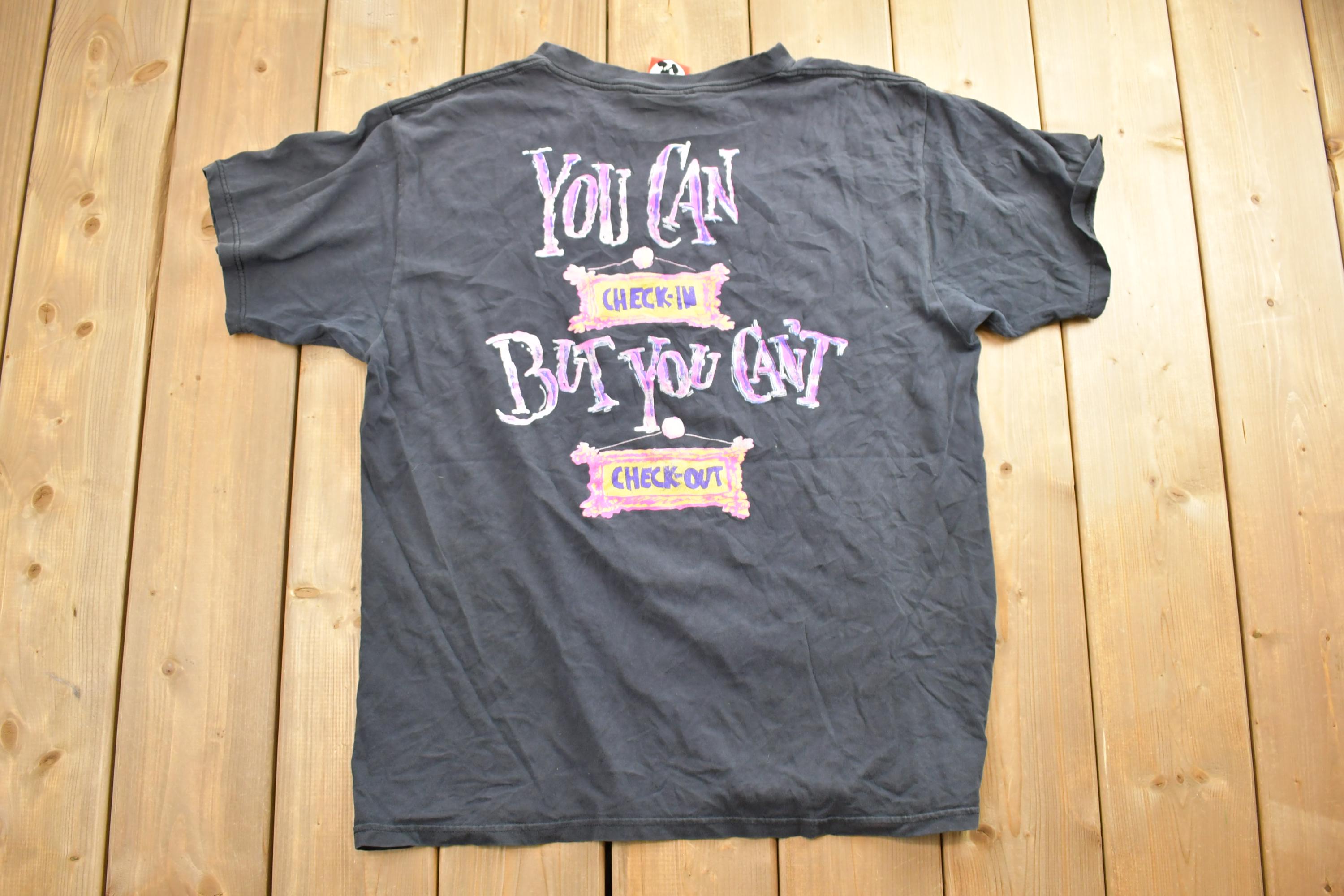 Vintage 1990s The Twilight Zone Tower Of Terror Disneyland Promo T-Shirt  90s Graphic Tee  Vintage Mickey Mouse  Made In USA
