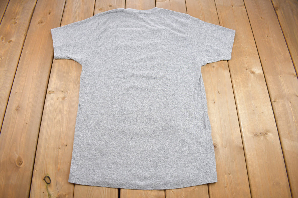 Vintage 1990s Simple Heather Grey Blank T Shirt