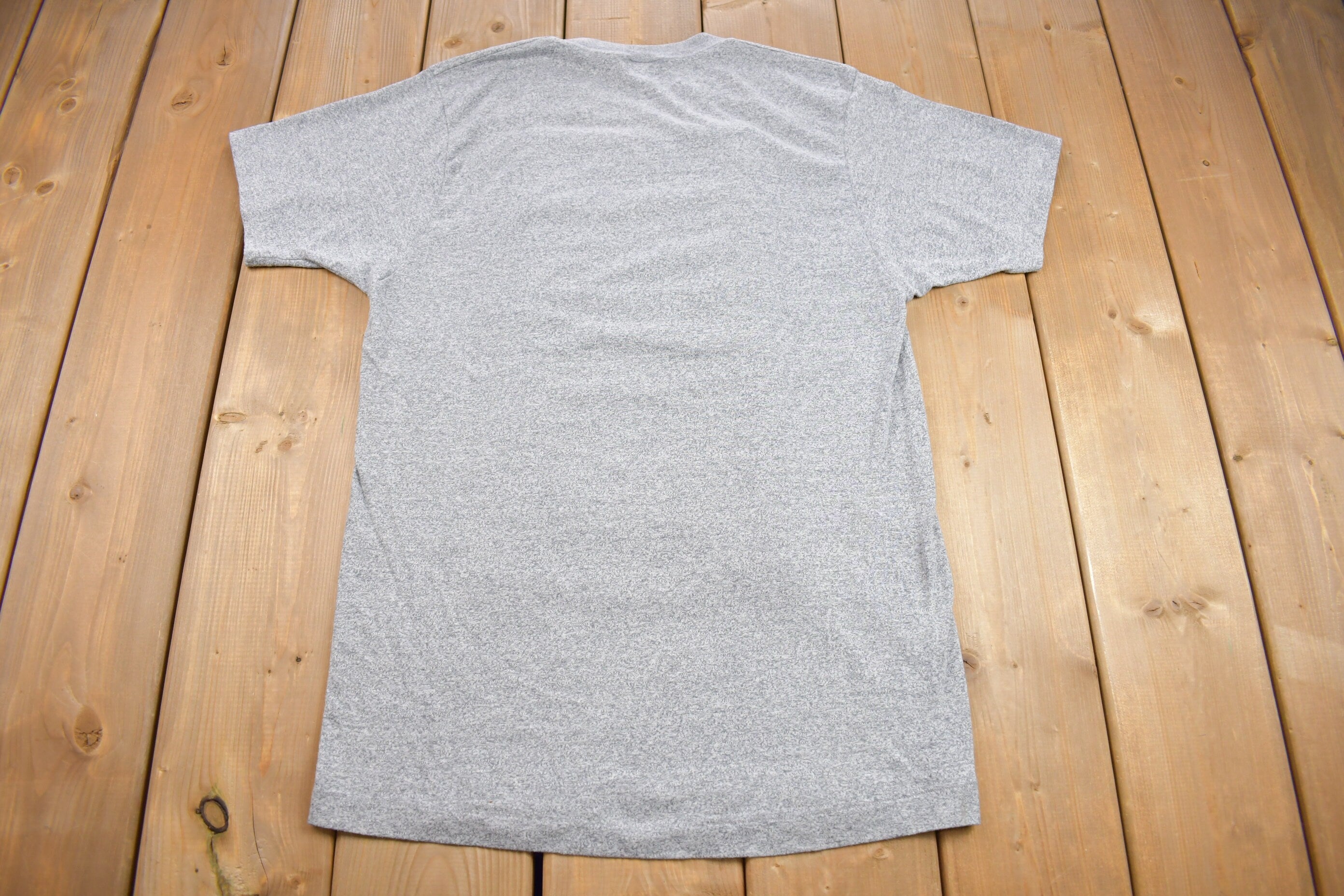 Vintage 1990s Simple Heather Grey Blank T Shirt
