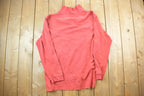 Vintage 1990s Timberland Red Quarter Button Tree Logo Button Up Shirt