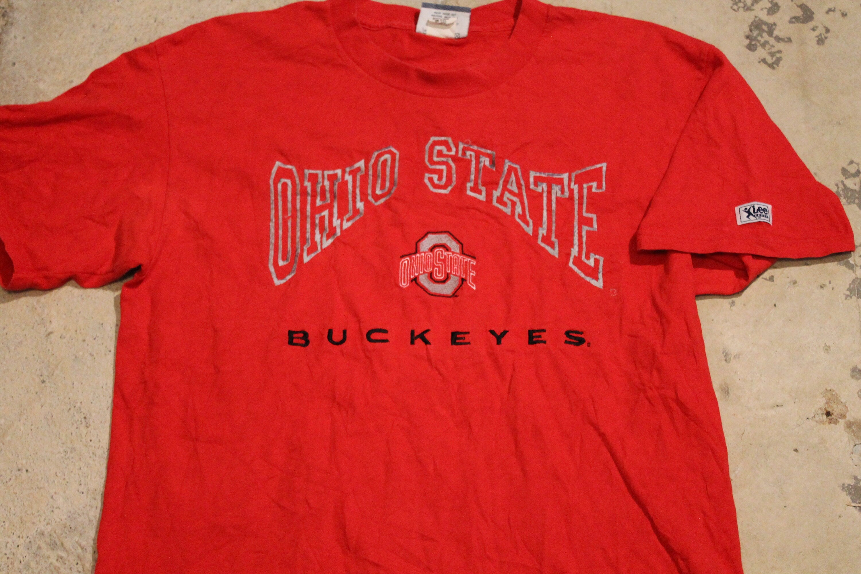 Vintage 1990s Ohio State University Buckeyes Embroidered T Shirt