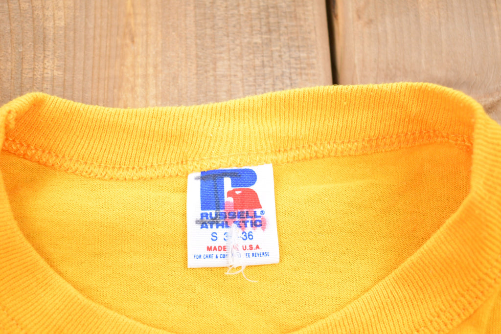 Vintage 1990s Russell Athletic 5K Race Shoe Graphic T-Shirt