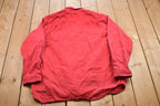 Vintage 1990s Flame Resistant Carhartt Blank Button Up Shirt