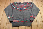Vintage 1990s Allen Solly 100% Wool Knit Sweater