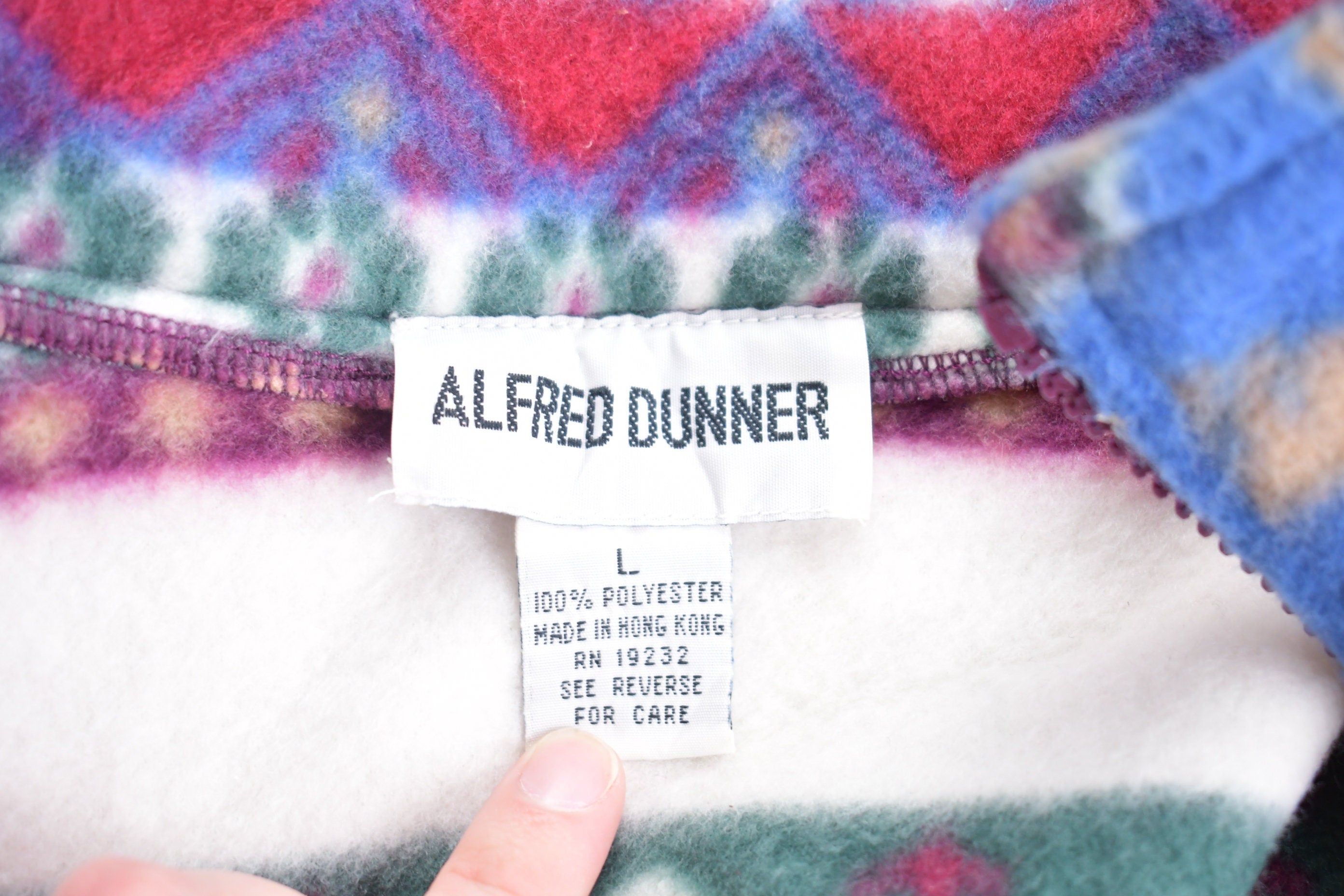 Vintage 1990s Alfred Dunner Winter Theme Fleece Sweater