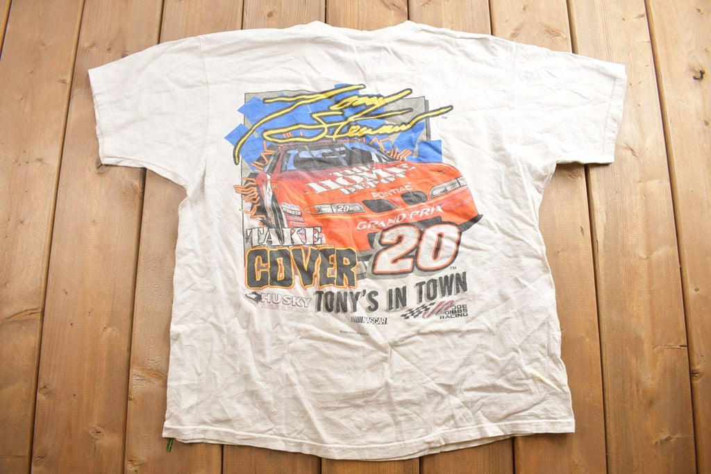Vintage 1990s Tony Stewart NASCAR Racing T-Shirt