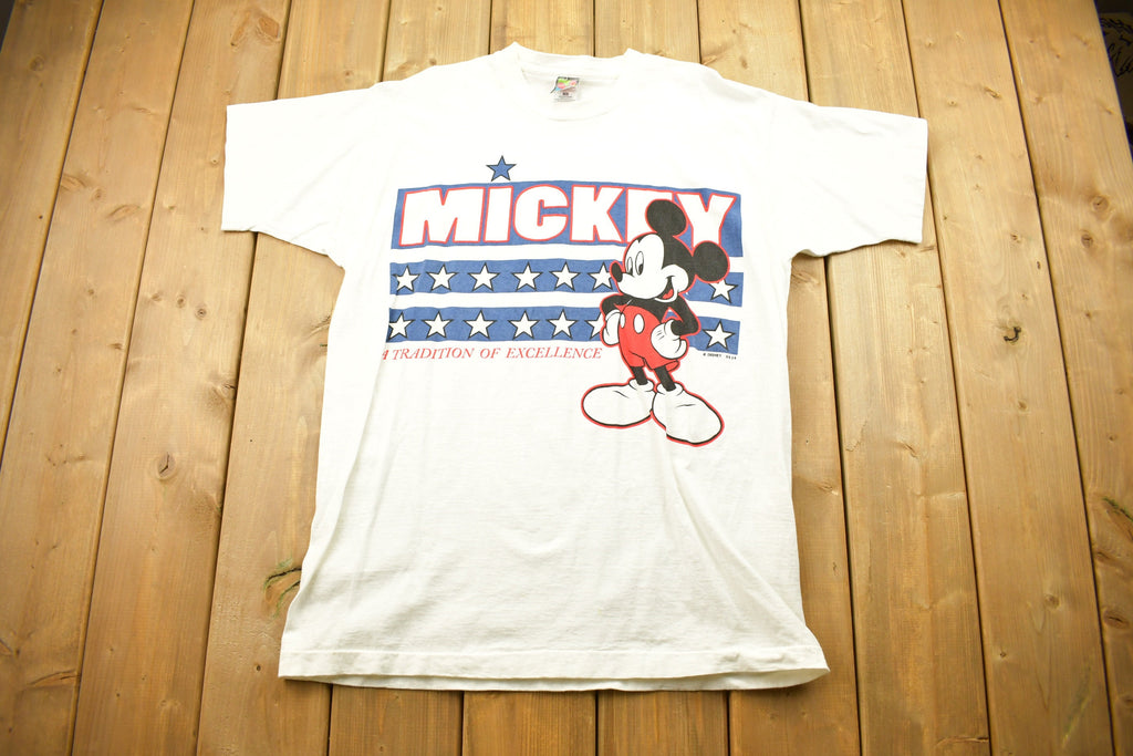 Vintage 1990s Mickey Mouse USA American T Shirt