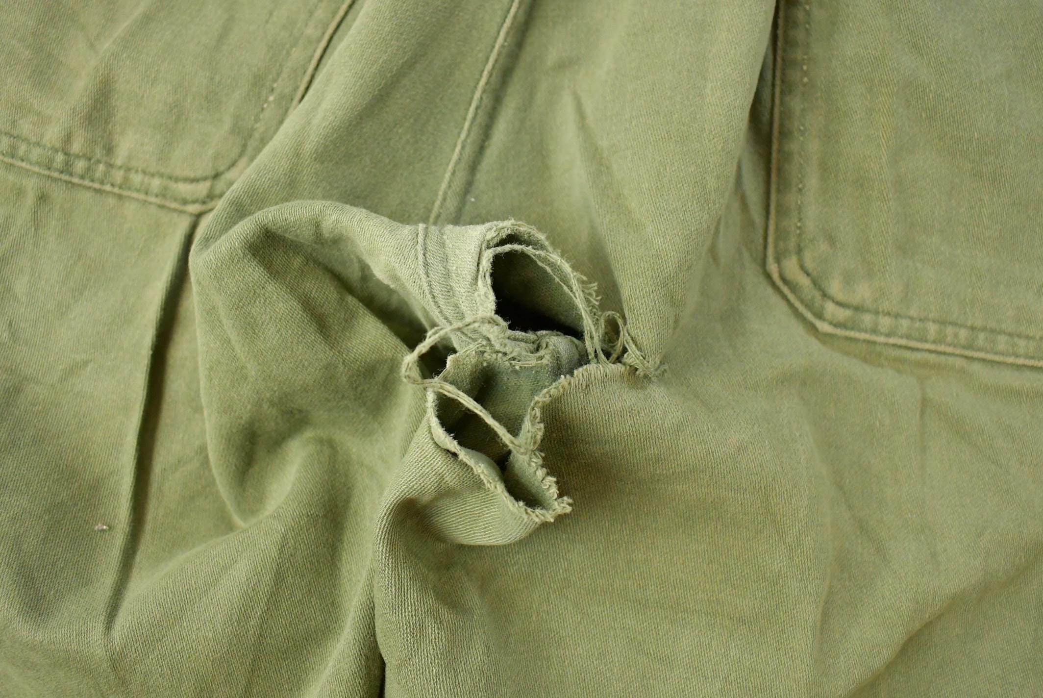 Vintage 1960s Military OG-107 Sateen Fatigue Pants Men's 34 x 27
