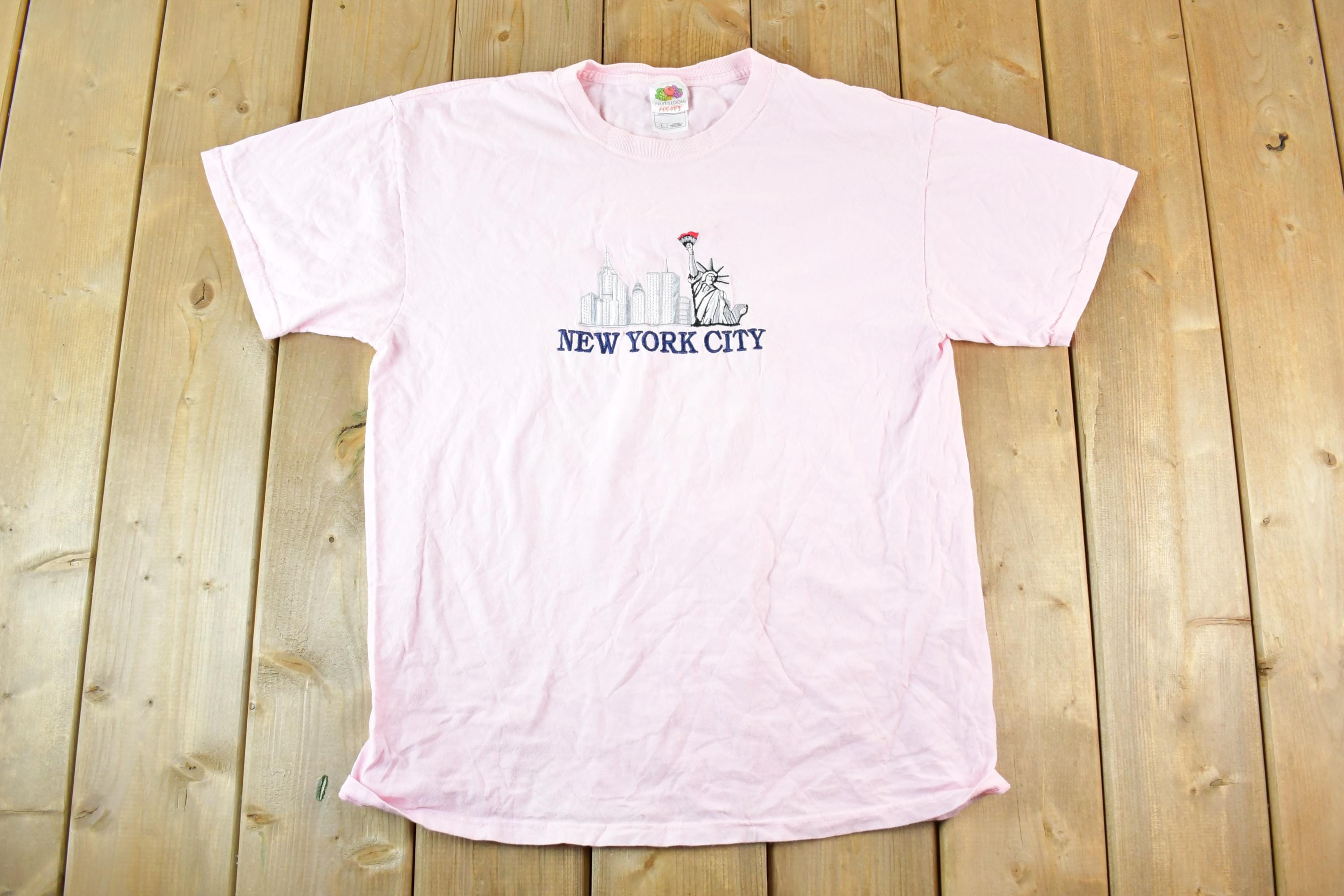 Vintage 1990s New York City Souvenir Twin Towers T-Shirt Men's L