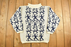 Vintage 1990s Lara Ferrante Knitted Mock Neck Sweater