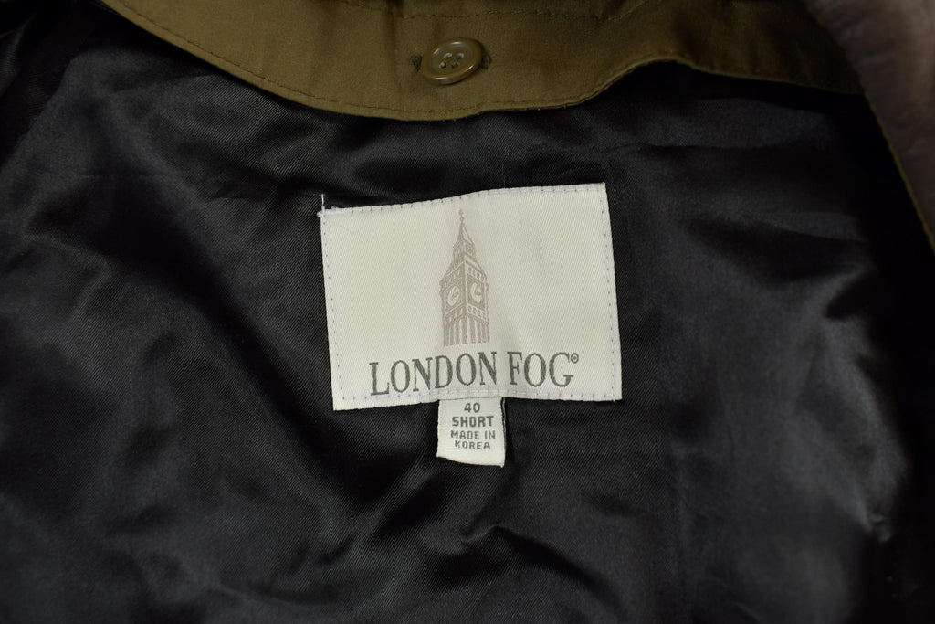 Vintage 1980s London Fog Full Length Trench Jacket