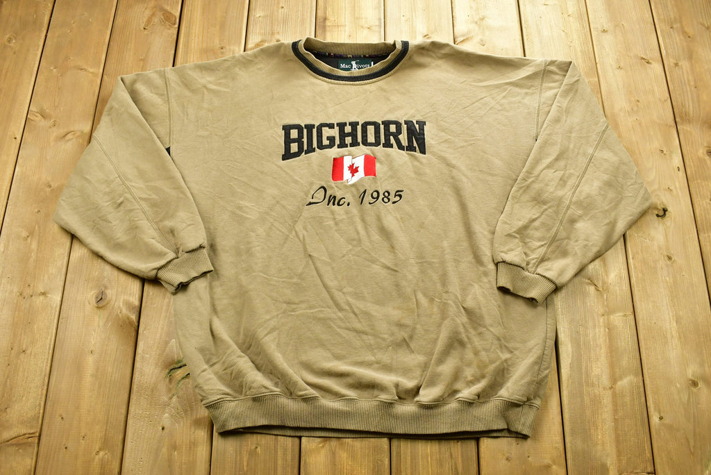Vintage 1990's Bighorn Canada Embroidered Crewneck Sweatshirt